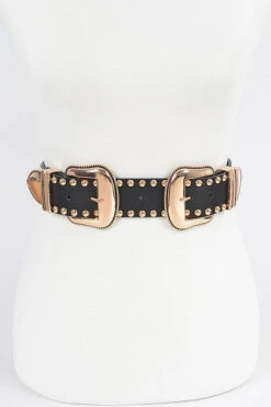 Double Time Black & Gold Belt