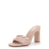 Melania Beige High Heel Sandals