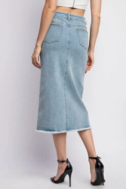 Trend Seeker Vintage Blue Denim Midi Skirt -Blend Fashion House 19412945 c7d194ec ee23 41d9 9124 6bc01dfcd35c