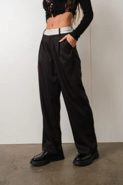 Modern Approach Black + White Wide-Leg Pants -Blend Fashion House 20237315 e679fe16 fadf 4c06 bbe0 ee5980787839