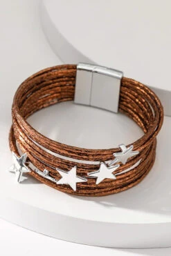 Rising Star Bronze Leather Bracelet -Blend Fashion House 20468994 671fbcbe bc05 4047 ac5e e10237b2b3d9