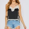 Jessie Satin Lace Cami