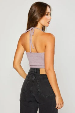 Lilac Lash Halter Top 9 Lilac Lash Halter Top -Blend Fashion House 501 01247lilac 3