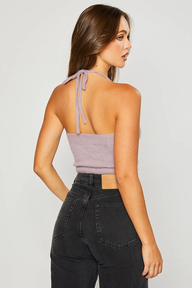 Lilac Lash Halter Top 5 Lilac Lash Halter Top - Image 5