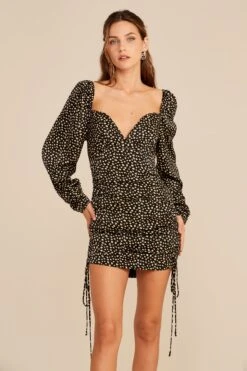 Blooming Babe Ruched Mini Dress