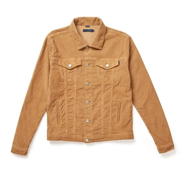 Camel Antique Washed Trucker Jacket 4 Camel Antique Washed Trucker Jacket - Image 4