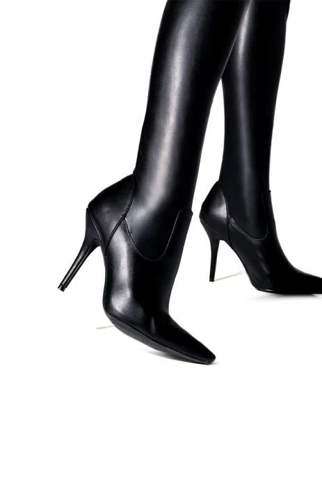 Black Stretch Pant Boot 4 Black Stretch Pant Boot - Image 4