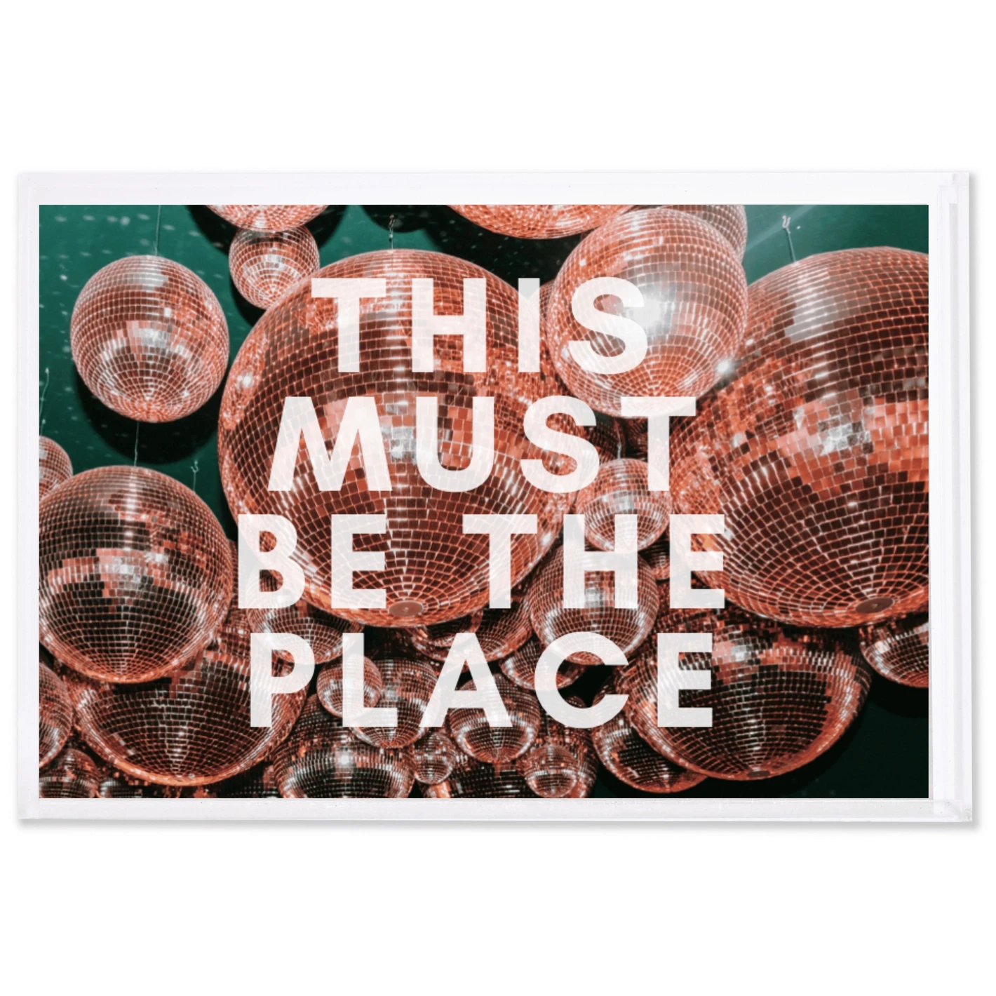 The Place Small Acrylic Tray 1 The Place Small Acrylic Tray