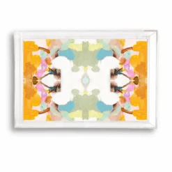 Orange Crush Small Acrylic Tray