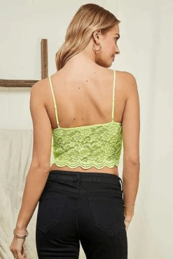 Lacey Neon Lime Cami Crop Top -Blend Fashion House image 10f82a6f 42b3 4e62 98d6 7dcd0fdf8ba7