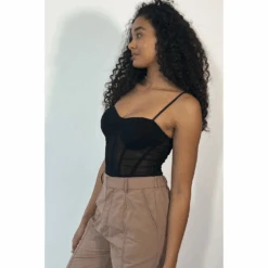 Total Slay Black Corset Bodysuit -Blend Fashion House image 15628bde 5c72 4907 a2d6 4ef5c51a83e2