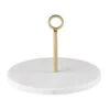 Marble Server With Gold Handle
