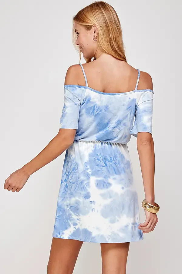 Seaside Dreaming Tie Dye Mini Dress 4 Seaside Dreaming Tie Dye Mini Dress - Image 4