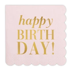 Happy Birth Day Cocktail Napkins