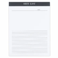 Shit List Paper Pad