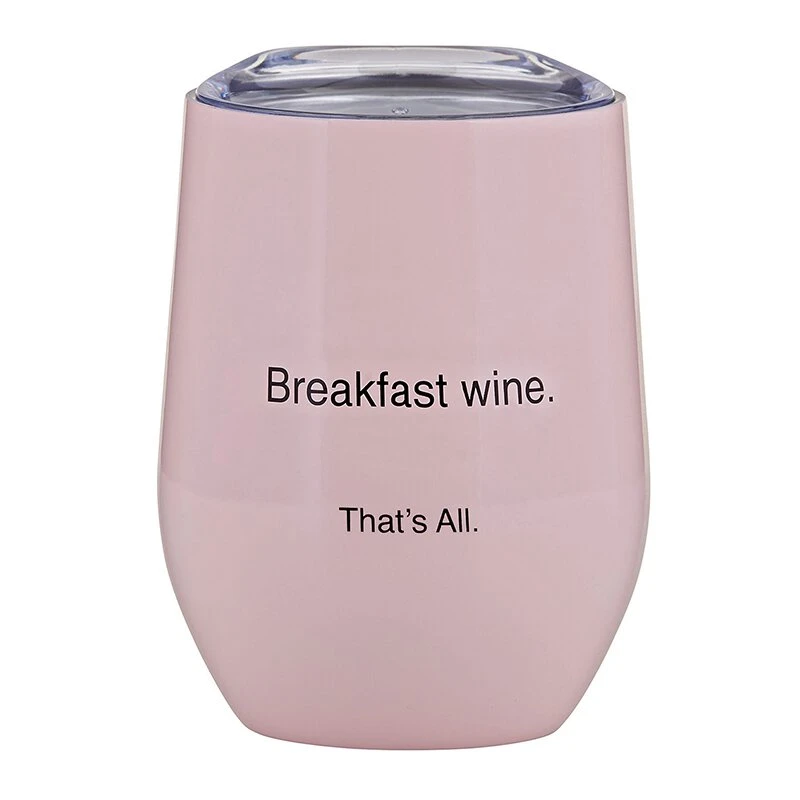 Breakfast Wine Tumbler With Lid 1 Breakfast Wine Tumbler With Lid