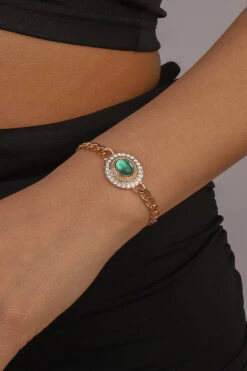 Stellar Aura Gold Chain Bracelet -Blend Fashion House image 4cb78f35 4e3f 48b5 b3ab 6ef70ffa179e