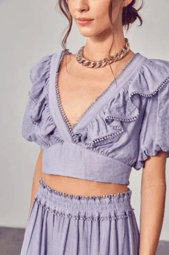 Endlessly Adored Lavender Top