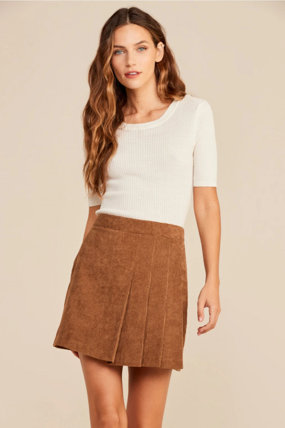 Callie Corduroy Mini Skirt 4 Callie Corduroy Mini Skirt - Image 4