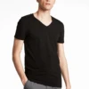 Lindbergh On Repeat Black V-Neck Tee