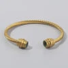 Sophisticated Details Gold Cuff Bracelet