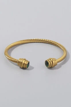 Sophisticated Details Gold Cuff Bracelet