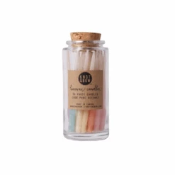 Rainbow Ombre Birthday Candles Jar