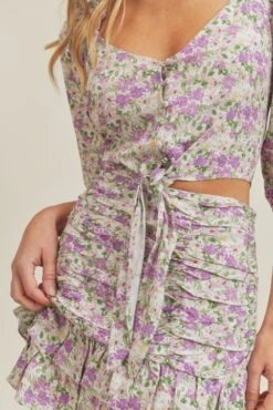 Budding Romance Tie-Front Top -Blend Fashion House image 72ff4bd3 277d 4e5d a89a f2b96092f926