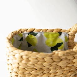 Woven Lemon Tote -Blend Fashion House image 7d64558b d9fd 400d 83fa 36942c1c7652