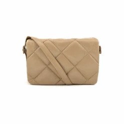 Quilt My Heart Dark Beige Purse