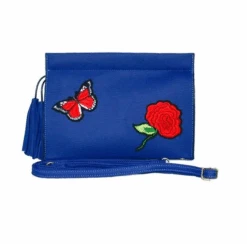By A Rose Blue Clutch