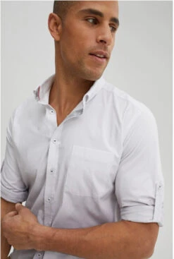 White Dip-Dyed Woven Long Sleeve -Blend Fashion House image 8b6f25d0 3e6e 460b a4ca a0e9f8344ab5