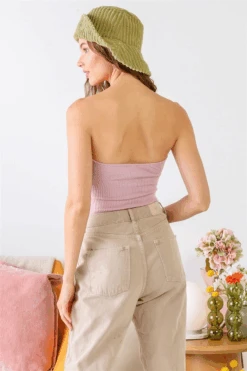 With A Twist Lilac Strapless Bodysuit -Blend Fashion House image 8c1b99a5 dbae 4367 853c 3bbc9763ec6a