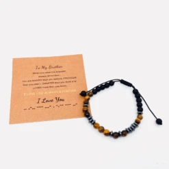 Morse Code Stone Bracelet -Blend Fashion House image 9acfe2f1 cbd2 44ac a65e 93342f9c49a7