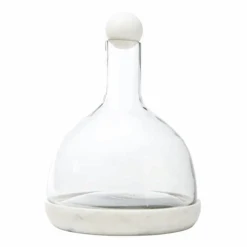 White Marble Carafe