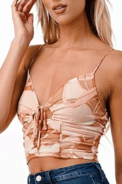 Groovy Ways Mesh Cami Crop Top -Blend Fashion House image a6cb5244 70b2 41fe 86e7 8a976c5175fe