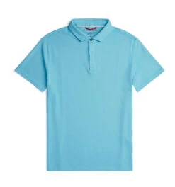 Turquoise Performance Short Sleeve Polo