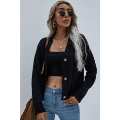 Cozy Situation Knit Crop Top