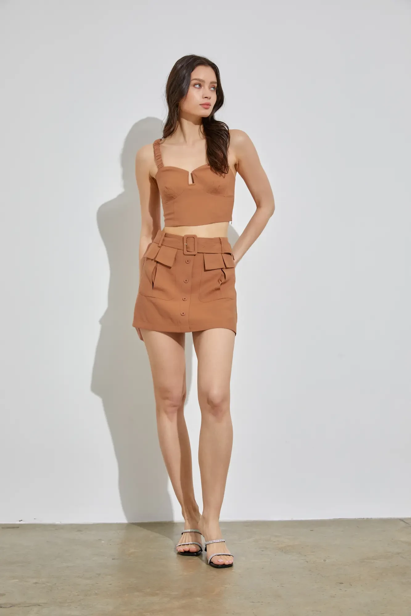 Endless Summer Mocha Cami Top 2 Endless Summer Mocha Cami Top - Image 2