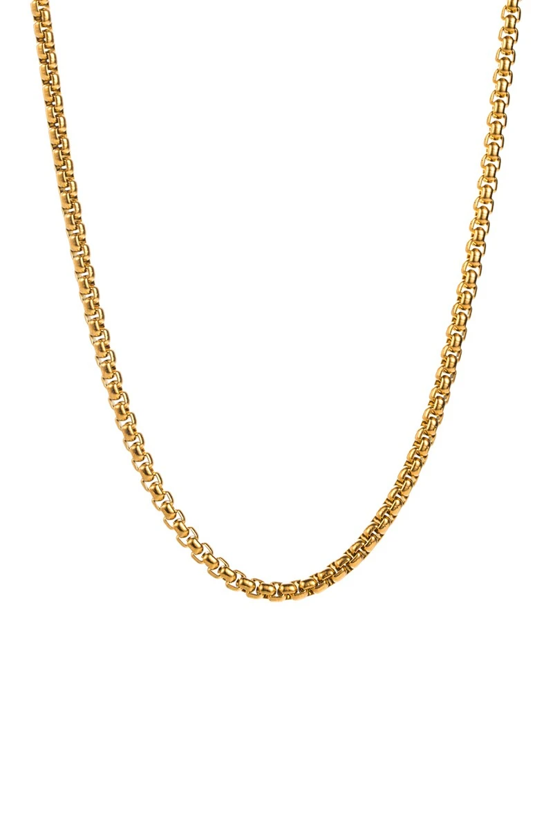 Charisma Gold Box Chain Necklace 1 Charisma Gold Box Chain Necklace