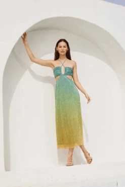 Hera Ombre Cutout Midi Dress -Blend Fashion House image bd7dbcae 4454 4387 9e23 6b3c78cb8316