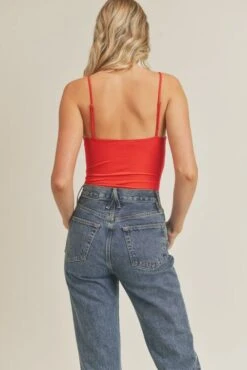 Chic Standard Red Bodysuit -Blend Fashion House image c2384b84 e7b9 4ca5 982b 364553d4bf7e