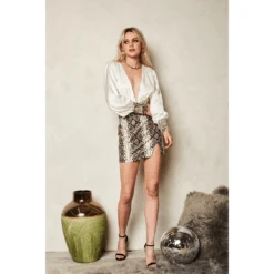 Wild & Free Vegan Leather Mini Skirt -Blend Fashion House image c2f194aa 39e6 409d bca9 e6a268b78e67