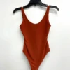 Essential Double Layered Bodysuit- Rust