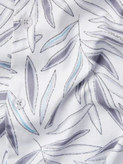 Bamboo White & Grey Woven Resort Collar Short Sleeve 6 Bamboo White & Grey Woven Resort Collar Short Sleeve -Blend Fashion House image d9eca569 19a0 435e b785 052c1cf94436