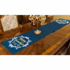 Hanukkah Embroidered Table Runner 5 Hanukkah Embroidered Table Runner -Blend Fashion House image e231f4a1 9e52 45cb 8272 9890db1bb3b0