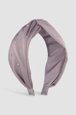 A Little Bling Purple Wide Headband